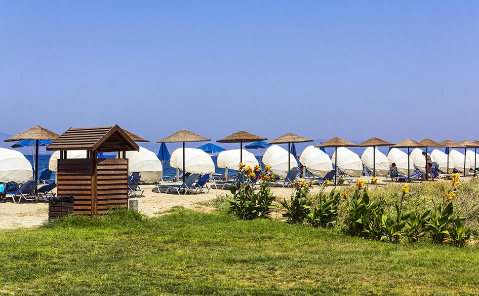 Organized beach in Psalidi