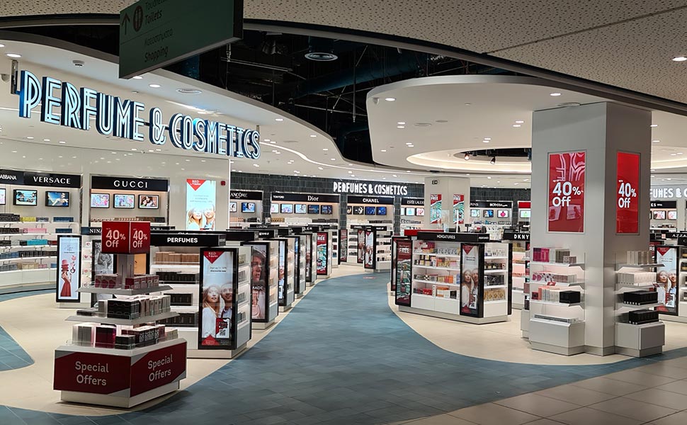 Hellenic duty free shops at Kos Airport