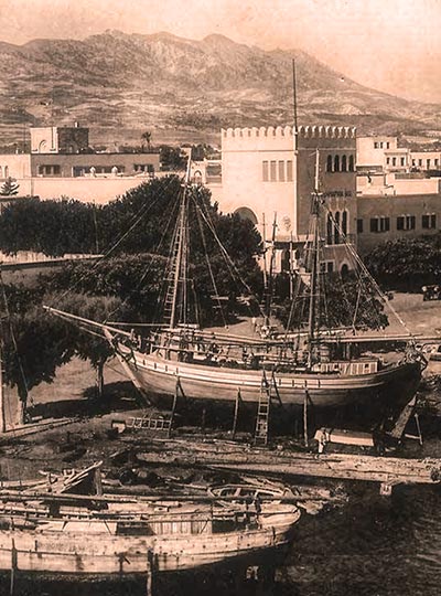 Historisches Foto Insel Kos , Griechenland