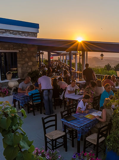 Sunset Balcony Taverna in Zia