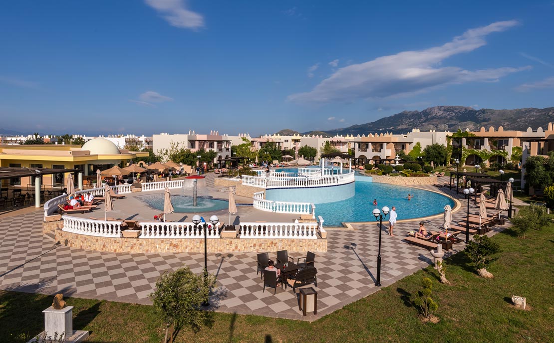 Main pool at Gaia Palace Hotel