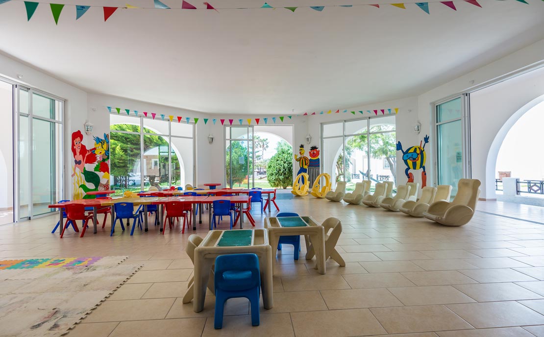Indoor playground for kids at Gaia Village Hotel